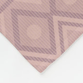 Couverture Polaire Mauve Geo (Coin)