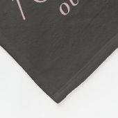 Couverture Polaire Mauve rose Élégant Floral Baby Girl Statistiques d (Coin)