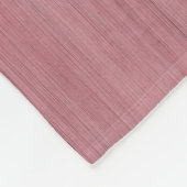 Couverture Polaire Mauve violet bambou apparence de grain de bois (Coin)