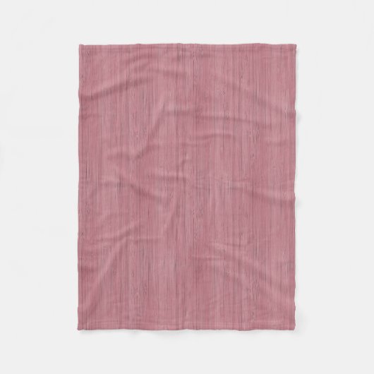 Couverture Polaire Mauve violet bambou apparence de grain de bois (Devant)