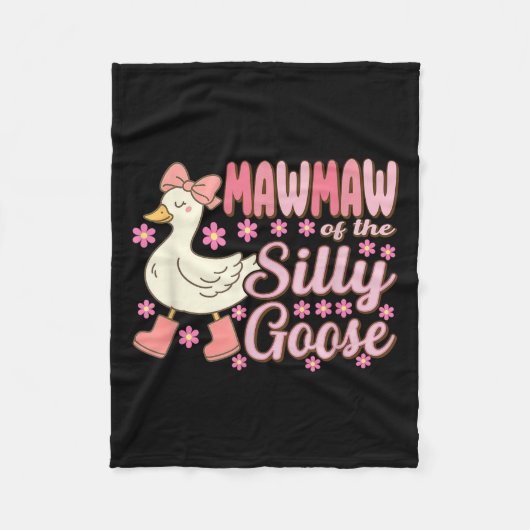 Couverture Polaire Mawmaw Goose On The Loose Funny Birthday Matching (Devant)