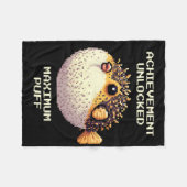 Couverture Polaire Max Puff Achieved Pixel Pufferfish Retro Gamer Art (Devant (Horizontal))