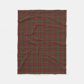 Couverture Polaire Maxwell Clan Tartan de chasse rouge et Brown (Devant)