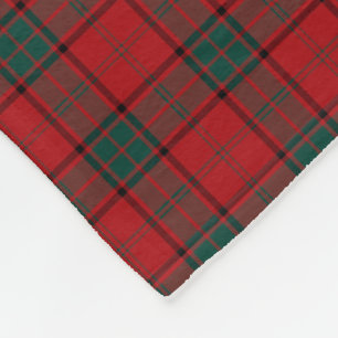 Couverture Polaire Maxwell Clan Tartan Red Plaid