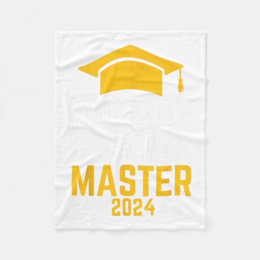 Couverture Polaire May Call Me Master 2024 Masters Diplôme (Devant)