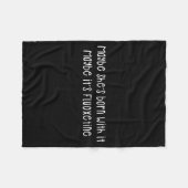 Couverture Polaire Maybe She's Born With It Maybe It's Fluoxetine Fun (Devant (Horizontal))