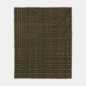 Couverture Polaire Maze noir (Devant)