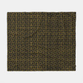 Couverture Polaire Maze noir (Devant (Horizontal))