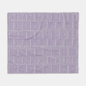 Couverture Polaire Maze pourpre (Devant (Horizontal))