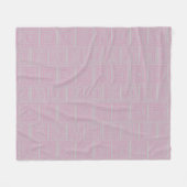Couverture Polaire Maze rose (Devant (Horizontal))