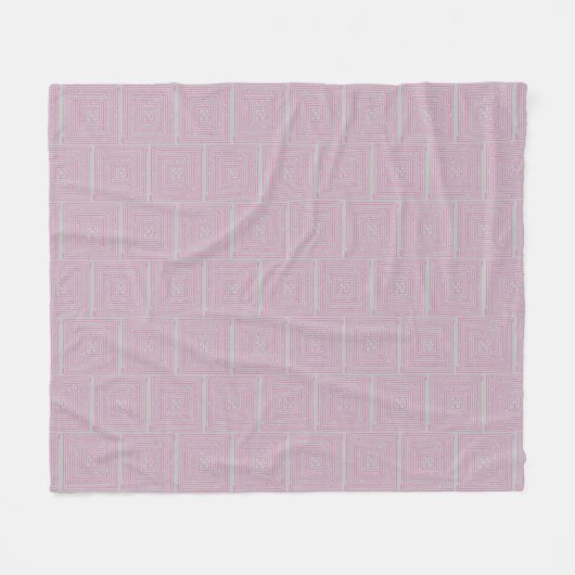 Couverture Polaire Maze rose (Devant (Horizontal))