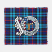 Couverture Polaire McCorquodale Clan Badge Tartan Plaid (Devant (Horizontal))