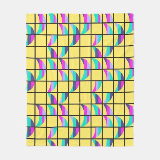 Couverture Polaire MCM Tic-Tac-Toe (Devant)