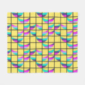 Couverture Polaire MCM Tic-Tac-Toe (Devant (Horizontal))