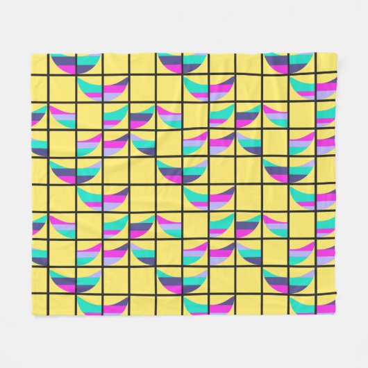 Couverture Polaire MCM Tic-Tac-Toe (Devant (Horizontal))