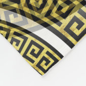 Couverture Polaire Méandre de clé grecque dans Artdeco de symétrie gé (Coin)