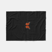 Couverture Polaire Meaningful The Only Orange Monarch I Want Butterfl (Devant (Horizontal))