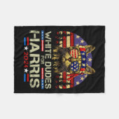 Couverture Polaire Mecs Pour Kamala Harris Enfless Chat Lady Pour Kam (Devant (Horizontal))