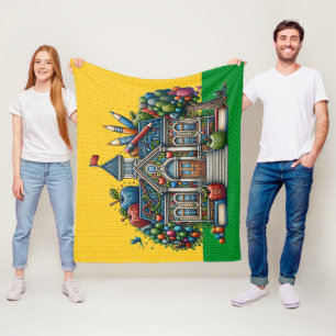 Couverture Polaire Med Size School House Knit IMAGES
