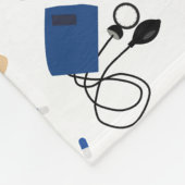 Couverture Polaire Médecin Médicale moderne Motif infirmière (Coin)