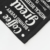 Couverture Polaire Médicale Louveur De Café Réceptionniste Derrière C (Coin)