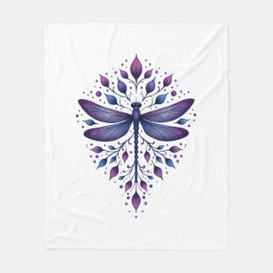 Couverture Polaire Méditation Géométrie Fractale Spirituelle Yoga Lib
