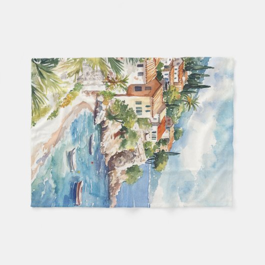 Couverture Polaire Mediterranean Summer (Devant (Horizontal))