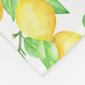 Couverture Polaire Mediterrenean Citrus Lemon pattern (Coin)