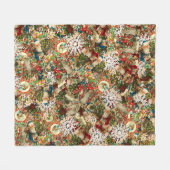 Couverture Polaire Medley de Noël (Devant (Horizontal))