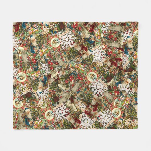 Couverture Polaire Medley de Noël (Devant (Horizontal))