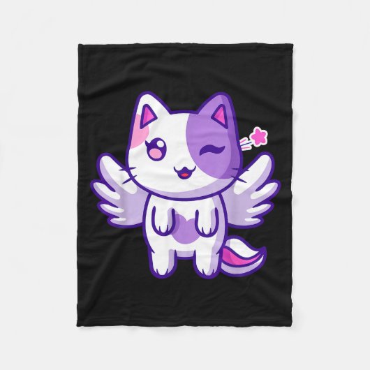 Couverture Polaire Meemeow Cute Cat Plu-shirt  (Devant)