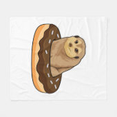 Couverture Polaire Meerkat avec Donut (Devant (Horizontal))