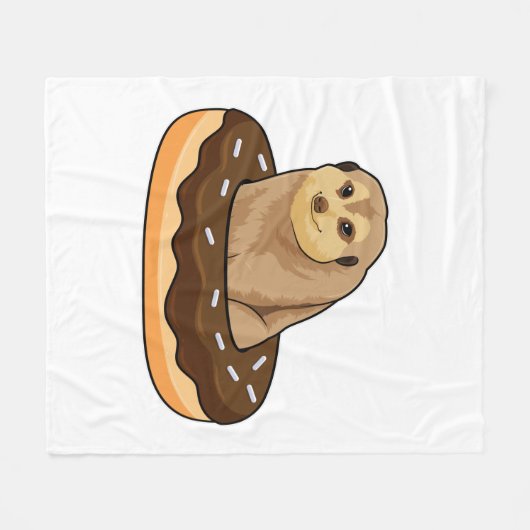Couverture Polaire Meerkat avec Donut (Devant (Horizontal))