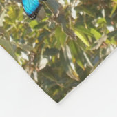 Couverture Polaire Meerkat Et Papillons Bleus, (Coin)