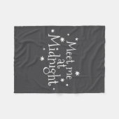 Couverture Polaire Meet Me At Midnight New Year 2026 Romantic Countdo (Devant (Horizontal))