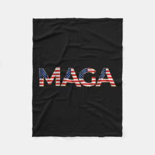 Couverture Polaire Mega Usa Lettres Drapeau 4 juillet 2024 Président