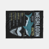 Couverture Polaire Megalodon Faits Meg Préhistorique Requin Fossiles (Devant (Horizontal))