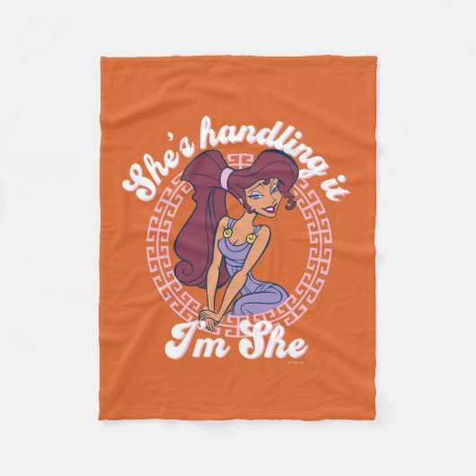 Couverture Polaire Megara - She's Handling It, I'm She Fleece Blanket (Devant)