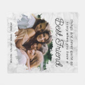 Couverture Polaire Meilleur Ami BFF Photo Fleece Blanket (Devant (Horizontal))