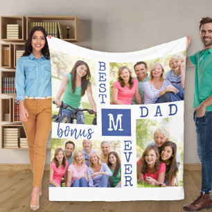 Couverture Polaire Meilleur Bonus Papa jamais édité Année 4 Photo