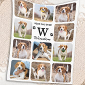 Couverture Polaire Meilleur Chien Jamais Personnalisé Pet Photo Colla