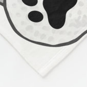 Couverture Polaire Meilleur Chien Maman Par Par Golf Fleece Blanche (Coin)