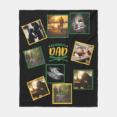 Couverture Polaire Meilleur DAD Photo Collage BASEBALL PÈRE (Devant)