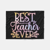 Couverture Polaire Meilleur enseignant jamais (Devant (Horizontal))