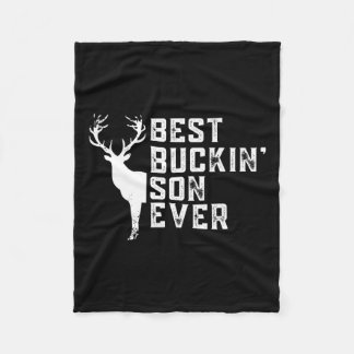 Couverture Polaire Meilleur Fils de Buckin Jamais Chasse Buddy Deer C