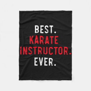 Couverture Polaire Meilleur instructeur de karaté jamais - Karate ins