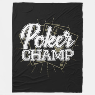 Couverture Polaire Meilleur Jeu de cartes de Poker Joueur de Poker