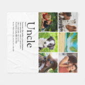 Couverture Polaire Meilleur oncle, Funiculaire Définition 6 Amusant p (Devant (Horizontal))