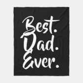 Couverture Polaire Meilleur Papa Jamais, Cadeau Papa, Cadeau Fête des (Devant)