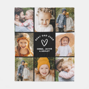 Couverture Polaire Meilleur Papa Jamais Instagram Fête des pères Phot